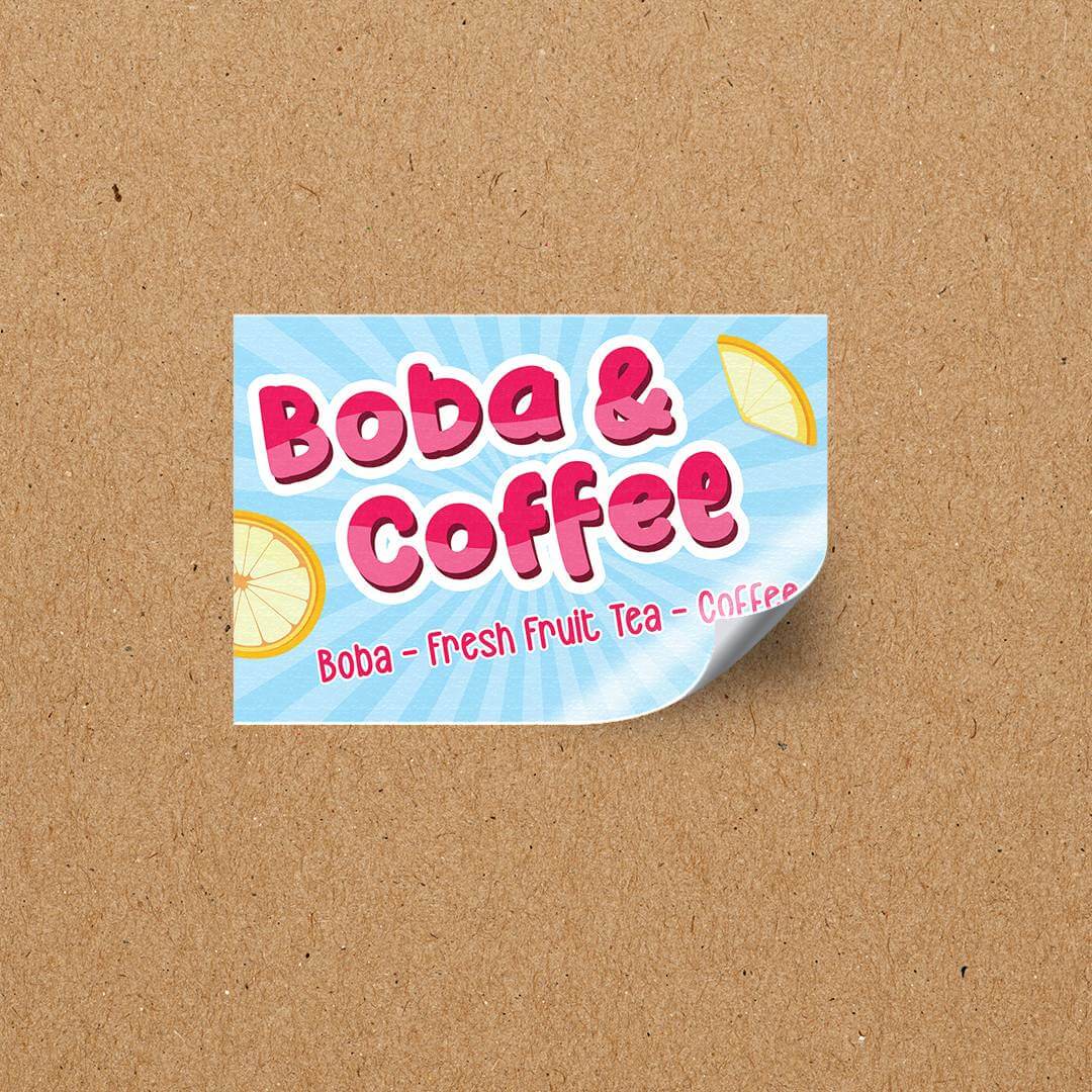 Sticker rectangle