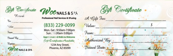 PGC-04B - Premium Gift Certificates