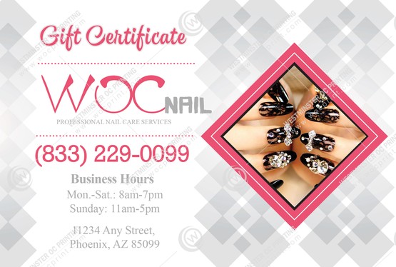 SGC-06 - Standard Gift Certificates