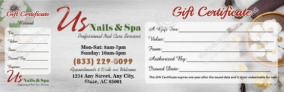 PGC-45B - Premium Gift Certificates