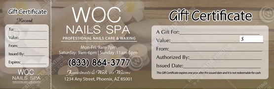 PGC-51B - Premium Gift Certificates