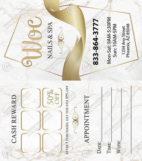 BCF-18 - Folded Business Cards