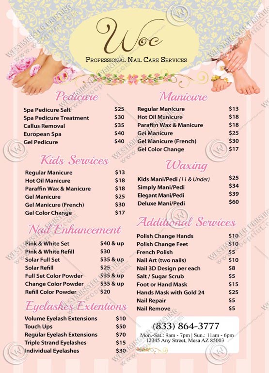 nails-salon-poster-pricelists-pp-23 - Pricelists - WOC print