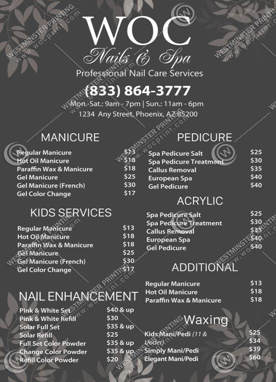 nails-salon-poster-pricelists-pp-28 - Pricelists - WOC print