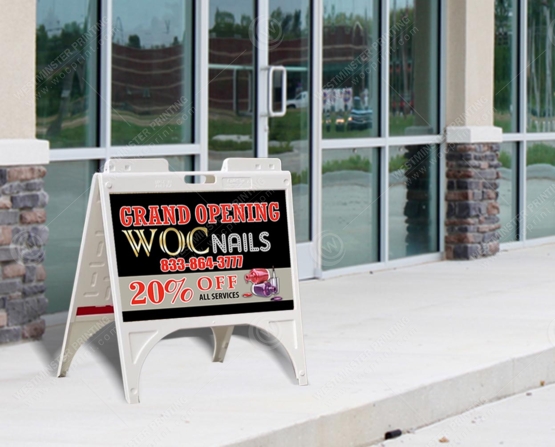 nails-salon-sidewalk-signs-sw-01 - Sidewalk Signs 24x18 - WOC print