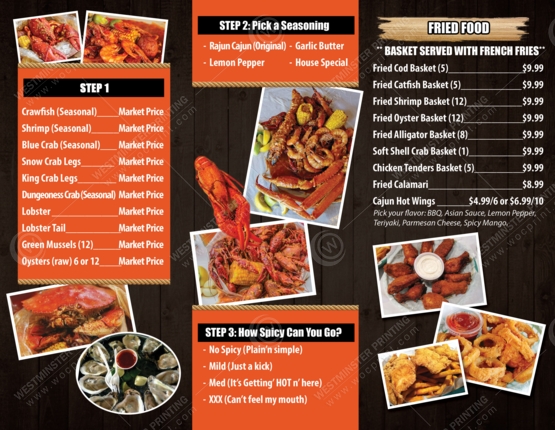 RBR-503B - Restaurant Brochures