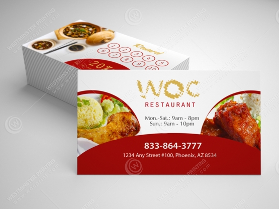 restaurant-business-cards-bc-502 - Restaurant Business Cards - WOC print