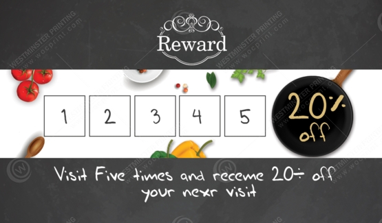 RBA-503 - Restaurant Business Cards