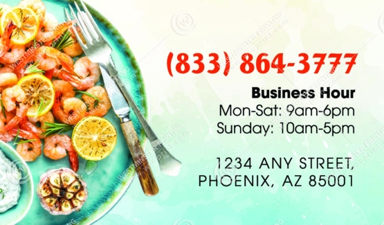 RBA-521 - Restaurant Business Cards