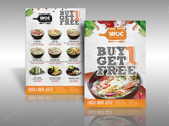 restaurant-flyer-fl-501 - Restaurant Flyers - WOC print