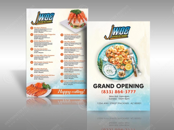 restaurant-flyer-fl-502 - Restaurant Flyers - WOC print