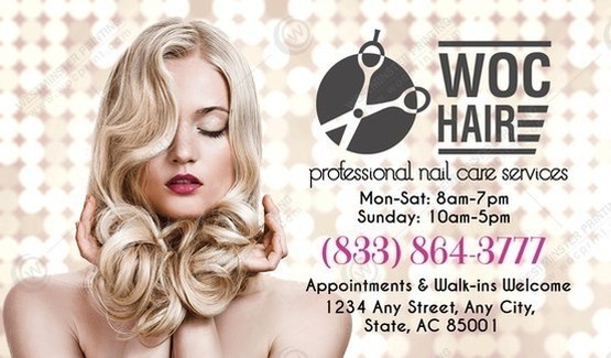 hair-salon-business-cards-hbc-10 - Business Cards For Hair - WOC print