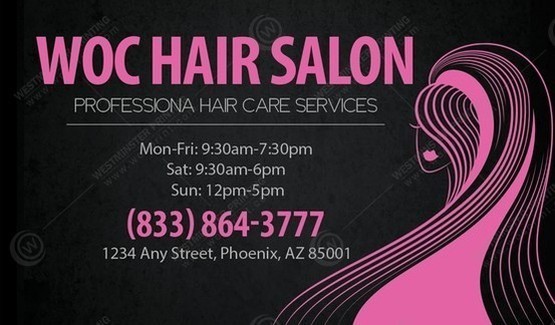 hair-salon-business-cards-hbc-13 - Business Cards For Hair - WOC print