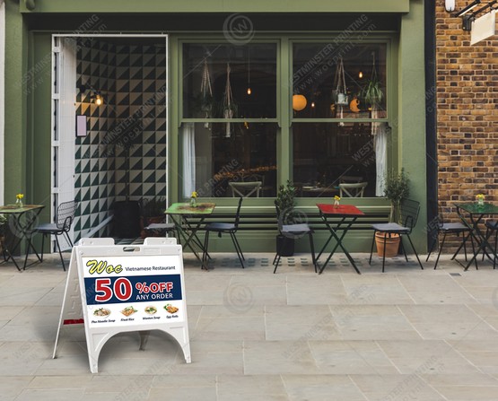 restaurant-sidewalk-signs-sw-500 - Restaurant Sidewalk Signs 24x18 - WOC print
