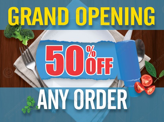 SW-502 - Restaurant Sidewalk Signs 24x18