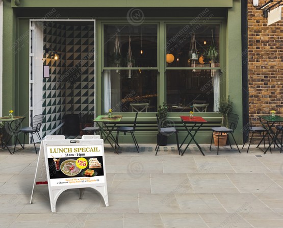 restaurant-sidewalk-signs-sw-503 - Restaurant Sidewalk Signs 24x18 - WOC print