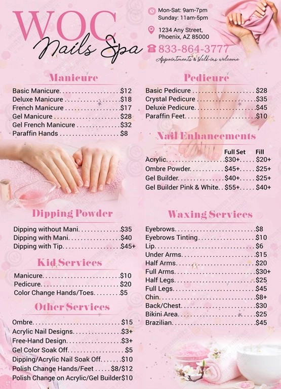 nails-salon-poster-pricelists-pp-42 - Pricelists - WOC print
