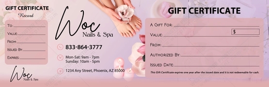 PGC-90B - Premium Gift Certificates