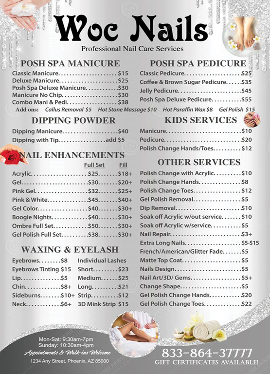 nails-salon-poster-pricelists-pp-43 - Pricelists - WOC print