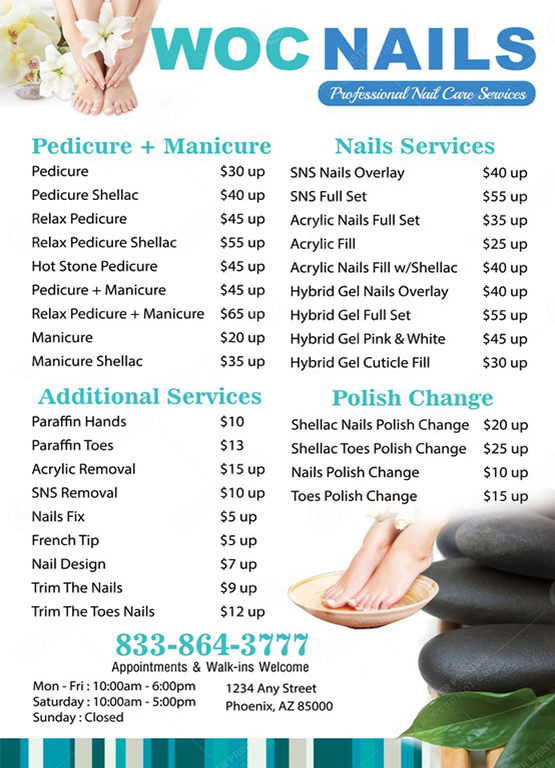 nails-salon-poster-pricelists-pp-44 - Pricelists - WOC print