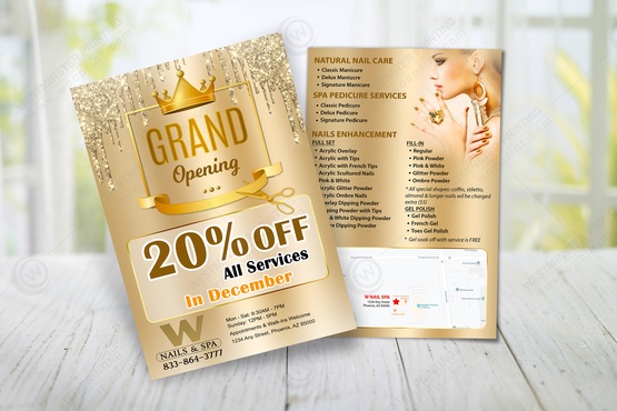 nails-salon-flyers-fl-30 - Flyers - WOC print nails-salon-flyers-fl-30 - Flyers - WOC print
