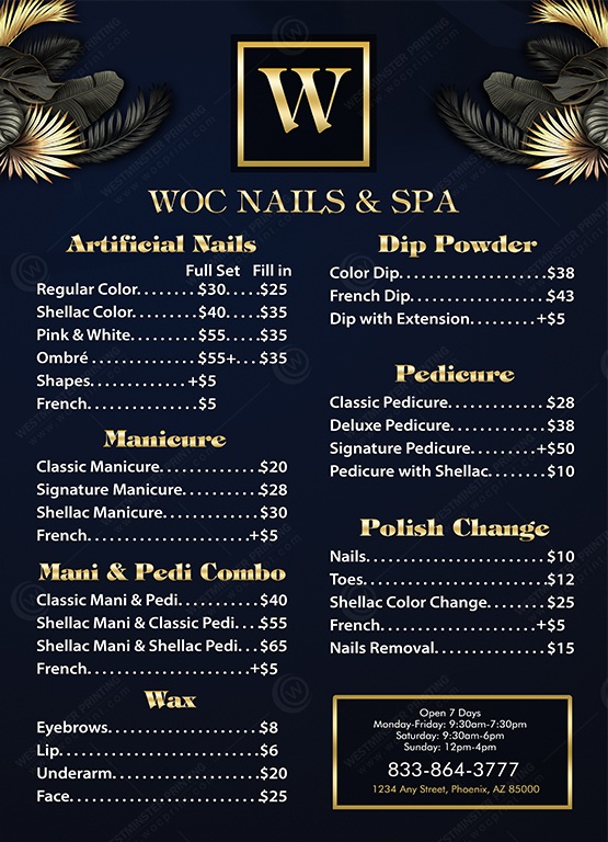 nails-salon-poster-pricelists-pp-46 - Pricelists - WOC print