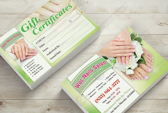 nails-salon-standard-gift-certificates-sgc-19 - Standard Gift Certificates - WOC print