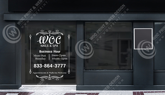 WDC-16 - Window Decal Clear Clings