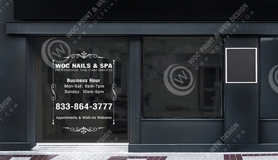 WDC-17 - Window Decal Clear Clings