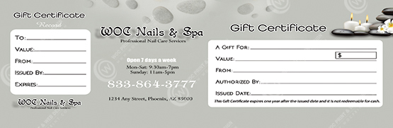 PGC-105B - Premium Gift Certificates