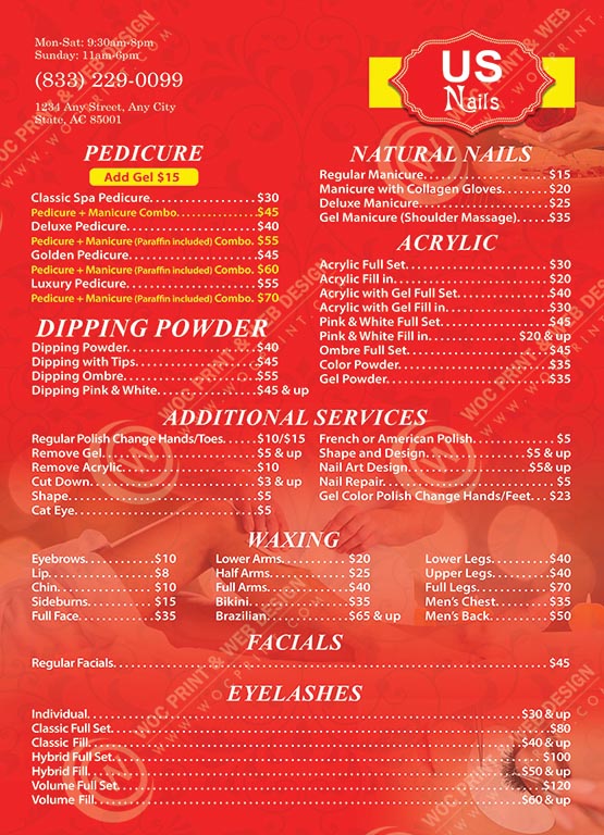 nails-salon-poster-pricelists-pp-56 - Pricelists - WOC print