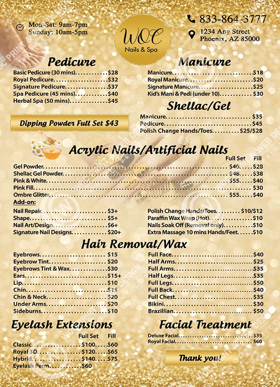 nails-salon-poster-pricelists-pp-57 - Pricelists - WOC print