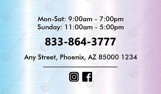 BA-417 - Business Cards