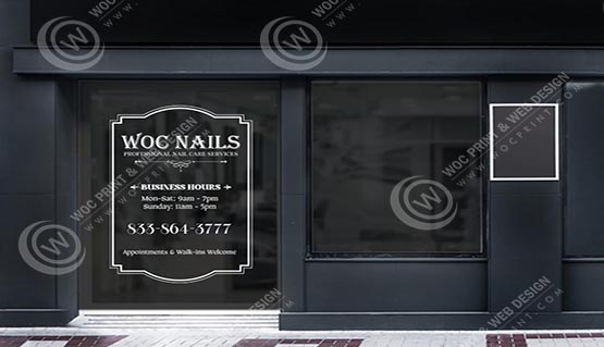 WDC-18 - Window Decal Clear Clings