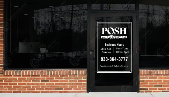 WDC-19 - Window Decal Clear Clings