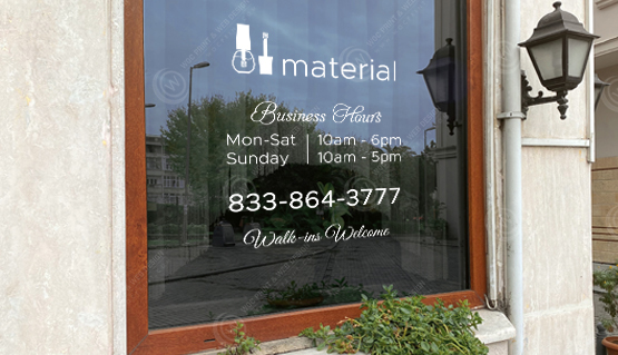 WDC-25 - Window Decal Clear Clings