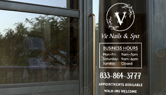 WDC-28 - Window Decal Clear Clings