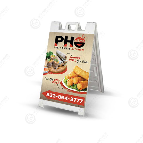 restaurant-a-frame-signs-afs-505 - Restaurant A-Frame 24x36 - WOC print