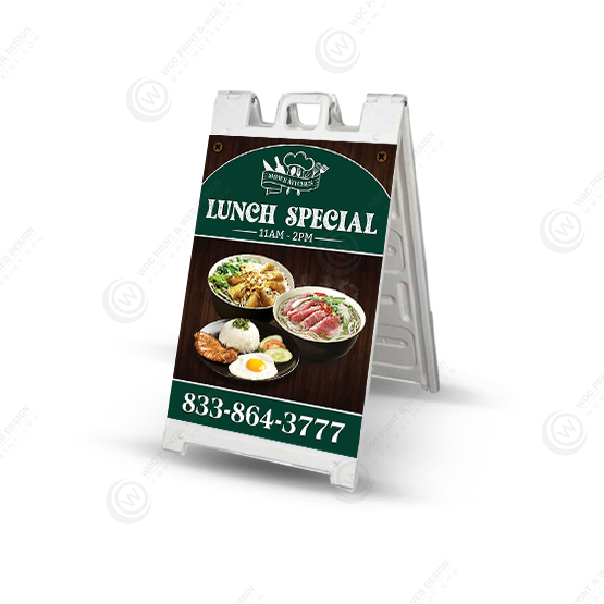 restaurant-a-frame-signs-afs-511 - Restaurant A-Frame 24x36 - WOC print