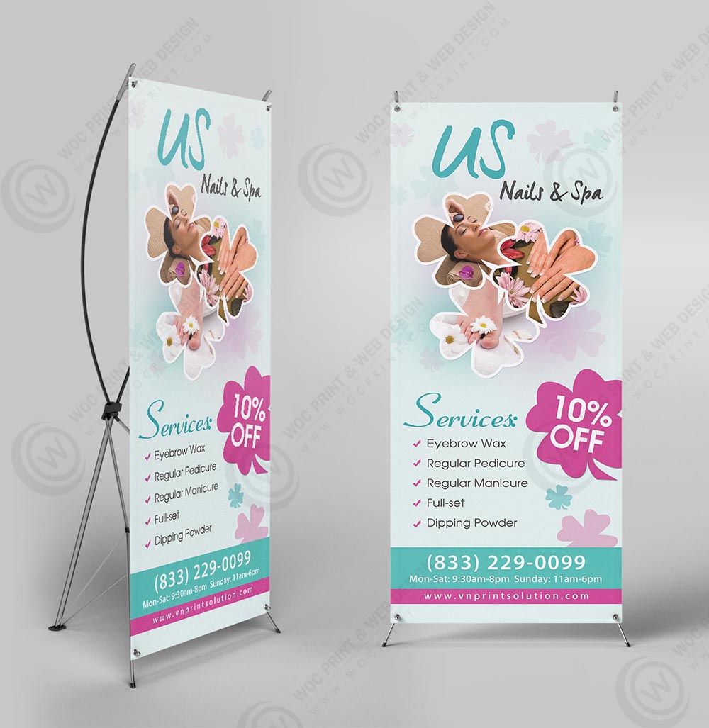 nails-salon-x-style-banners-xbn-05 - X-style Banners - WOC print nails-salon-x-style-banners-xbn-05 - X-style Banners - WOC print