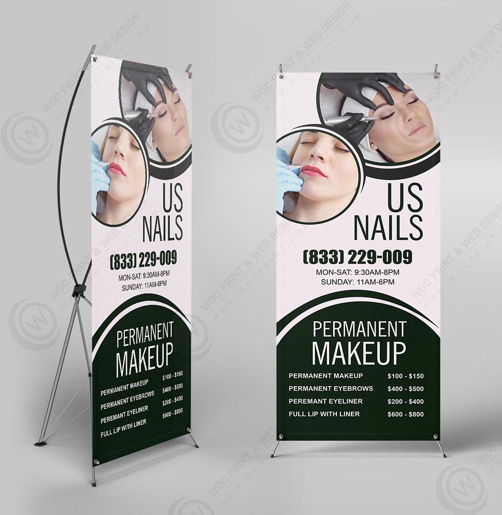 nails-salon-x-style-banners-xbn-06 - X-style Banners - WOC print nails-salon-x-style-banners-xbn-06 - X-style Banners - WOC print