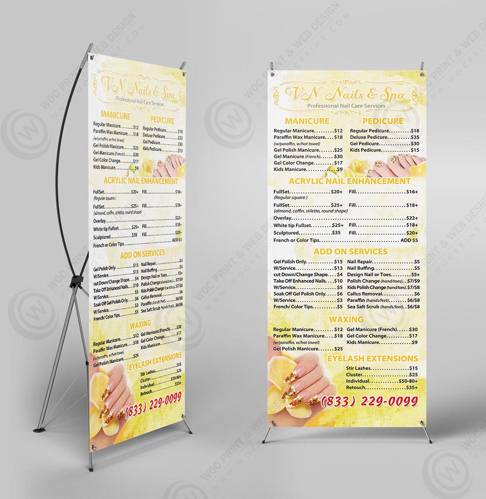 nails-salon-x-style-banners-xbn-07 - X-style Banners - WOC print nails-salon-x-style-banners-xbn-07 - X-style Banners - WOC print
