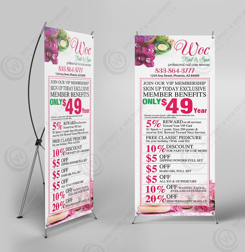 nails-salon-x-style-banners-xbn-08 - X-style Banners - WOC print nails-salon-x-style-banners-xbn-08 - X-style Banners - WOC print