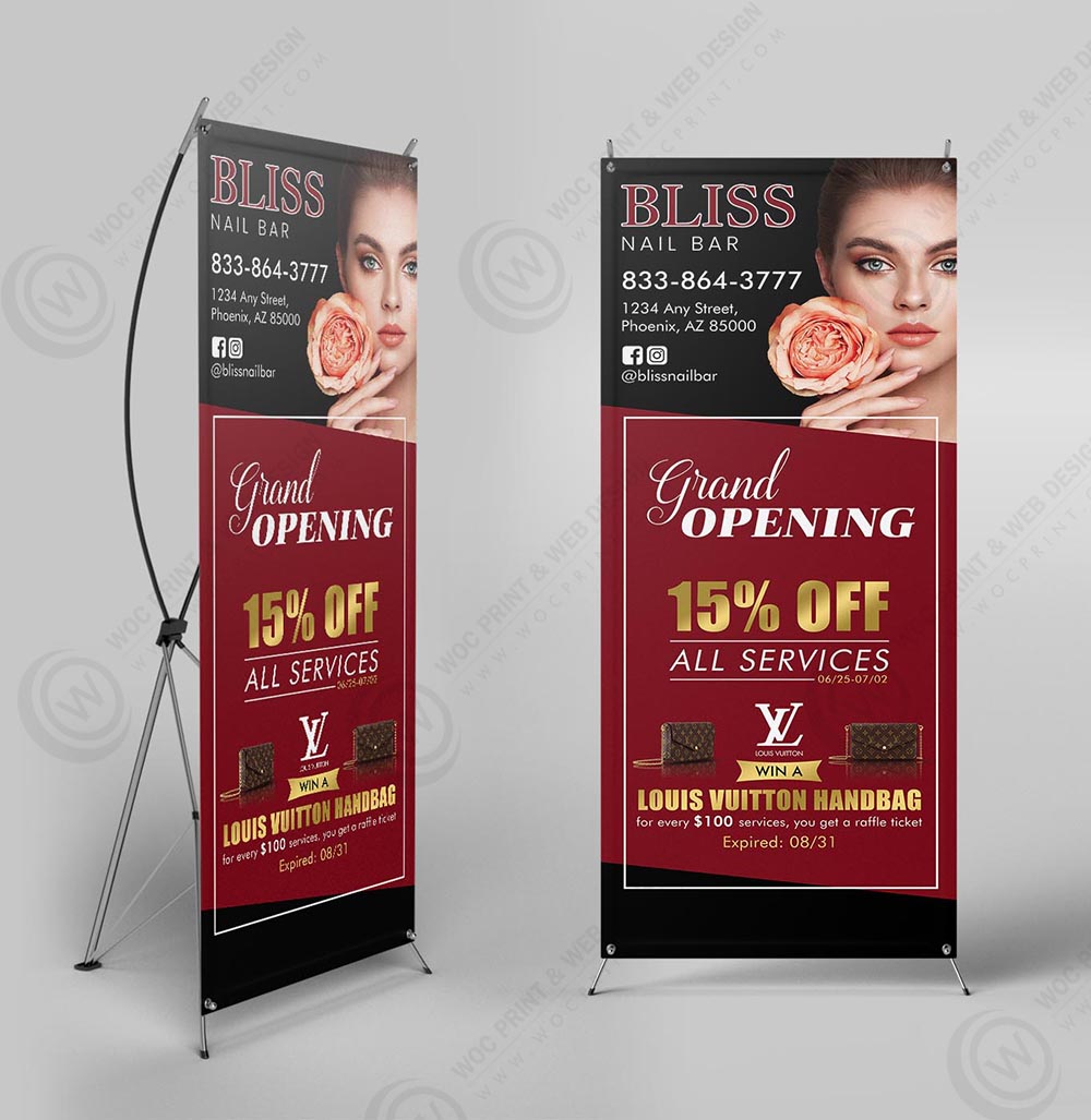 nails-salon-x-style-banners-xbn-13 - X-style Banners - WOC print nails-salon-x-style-banners-xbn-13 - X-style Banners - WOC print