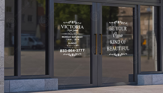 WDC-31 - Window Decal Clear Clings