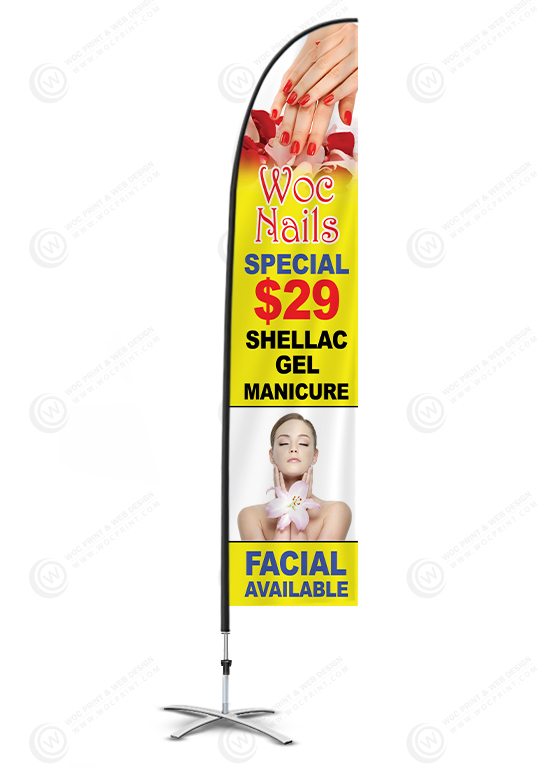 nails-salon-flag-banners-fb-01 - Feather Flag - WOC print nails-salon-flag-banners-fb-01 - Feather Flag - WOC print