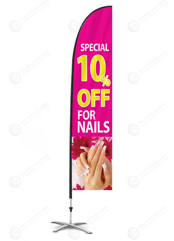 nails-salon-flag-banners-fb-05 - Feather Flag - WOC print nails-salon-flag-banners-fb-05 - Feather Flag - WOC print