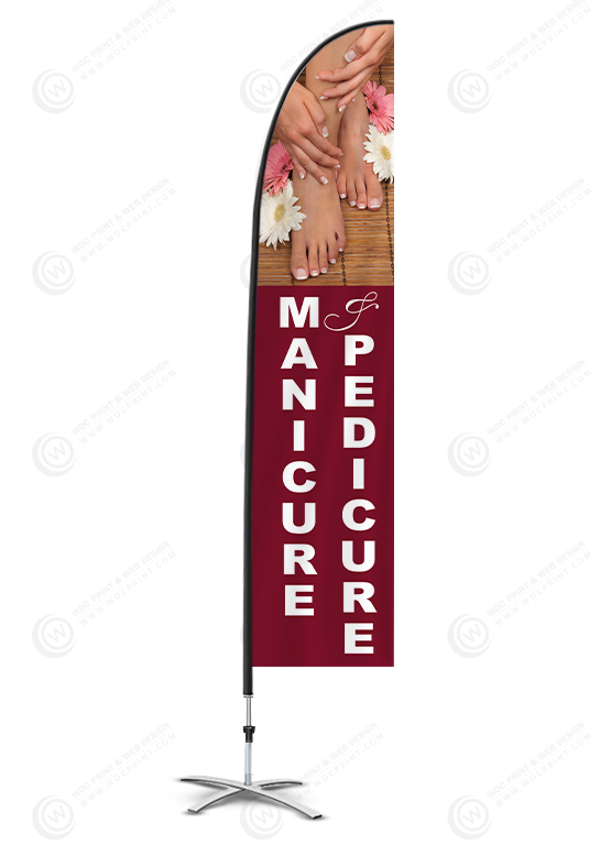 nails-salon-flag-banners-fb-06 - Feather Flag - WOC print nails-salon-flag-banners-fb-06 - Feather Flag - WOC print