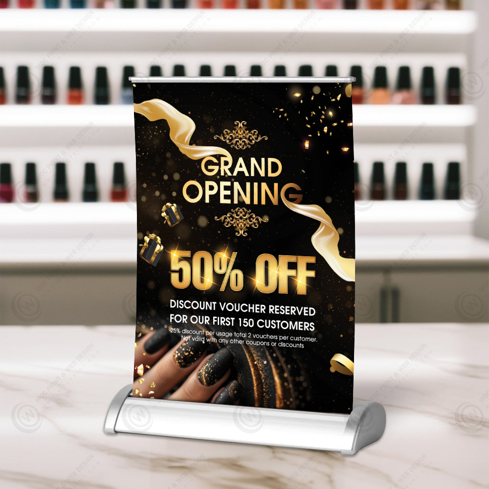 hairs-salon-table-top-banner-ttb-01 - Tabletop Banner For Hair - WOC print