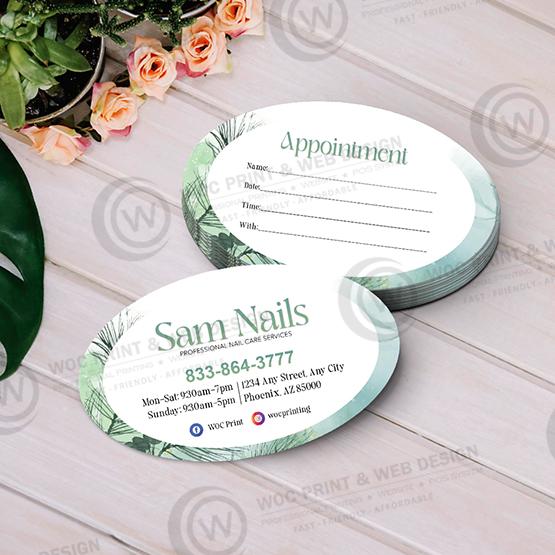 nails-salon-oval-business-card-socb-01 - Oval Business Card - WOC print nails-salon-oval-business-card-socb-01 - Oval Business Card - WOC print